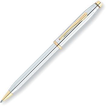 Ручка шариковая Cross Century II Medalist Chrome/23Ct Gold Plated (3302WG)