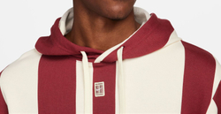 Мужская теннисная кофта Nike Court Heritage Dri-Fit Fleece Tennis Hoodie - разноцветный