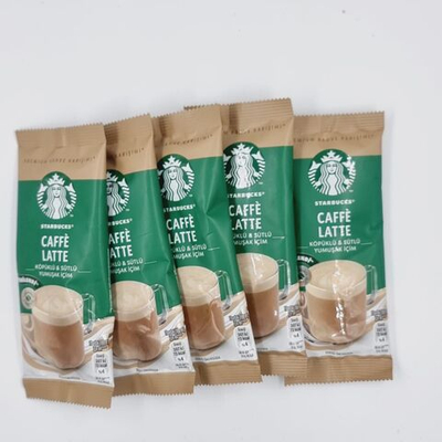Starbucks кофе растворимый Caffe Latte (5 пакетиков по 18 г) 90 г