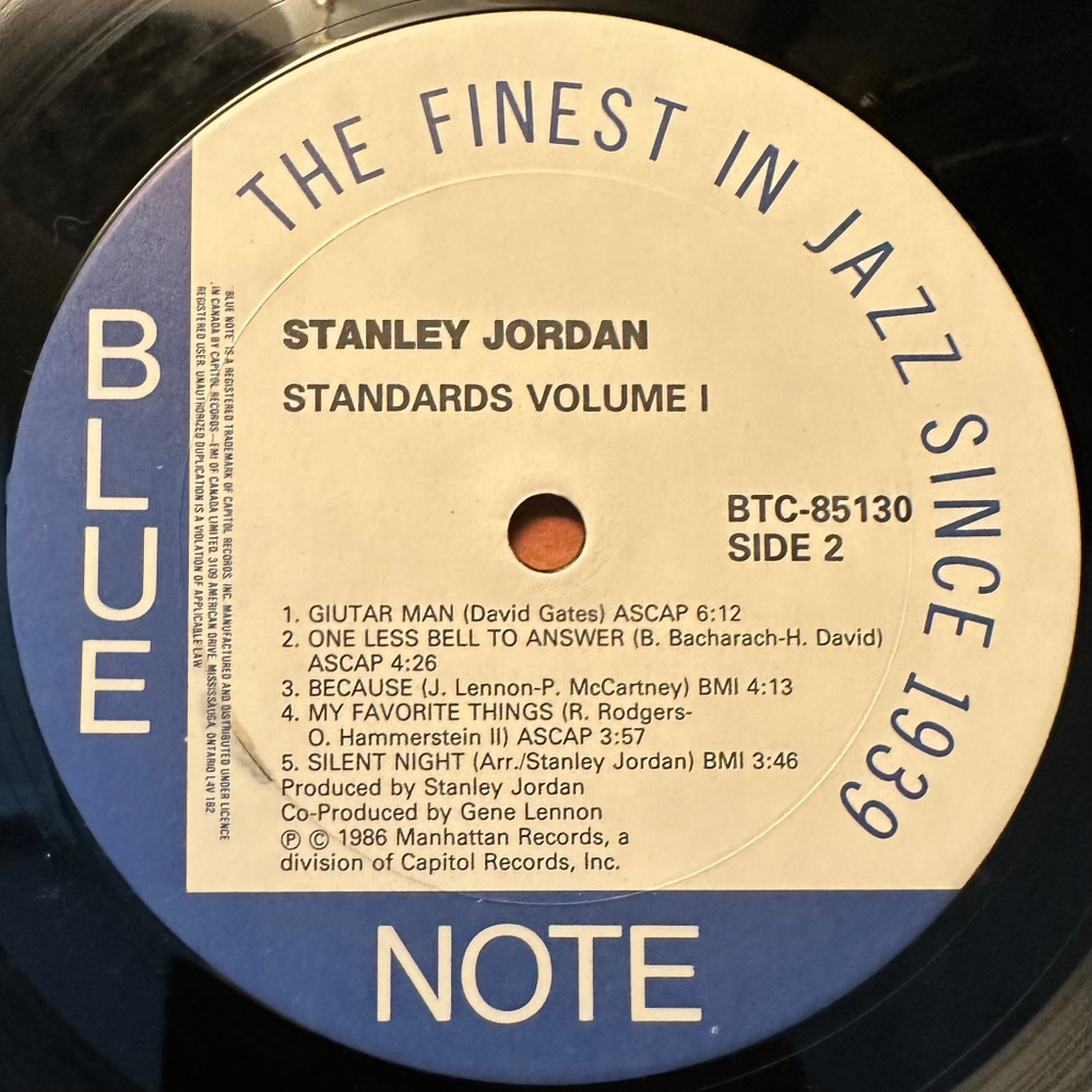 Stanley Jordan - Standards Volume 1 (Канада 1986г.)