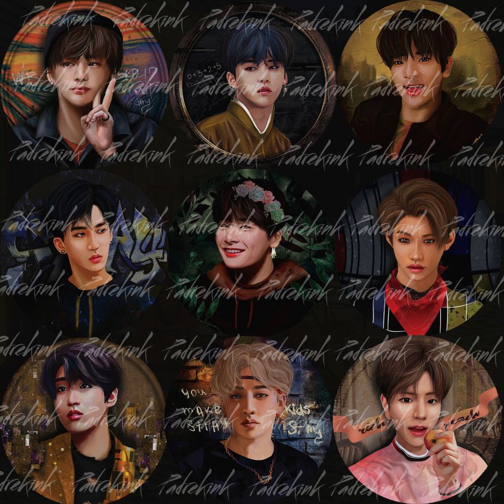 Авторский значок STRAY KIDS (Padrekink) Авторский значок STRAY KIDS (Padrekink)