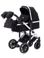 Детская коляска Luxmom F2A 3в1 (черный)