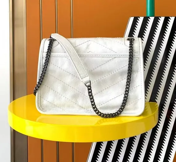 Сумка на плечо Saint Laurent Niki белый
