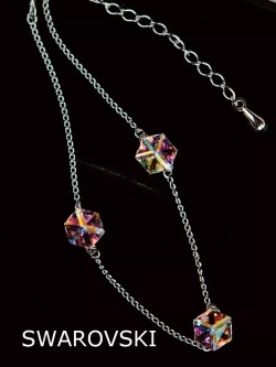 Браслет Миражи с кристаллами-хамелеонами Swarovski