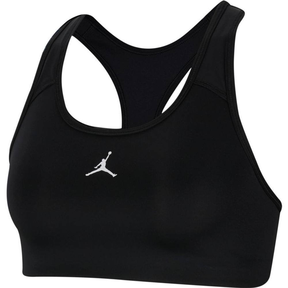 ТОП теннисный Nike Jordan Jumpman Women's Medium Support Pad Sports Bra - black/white