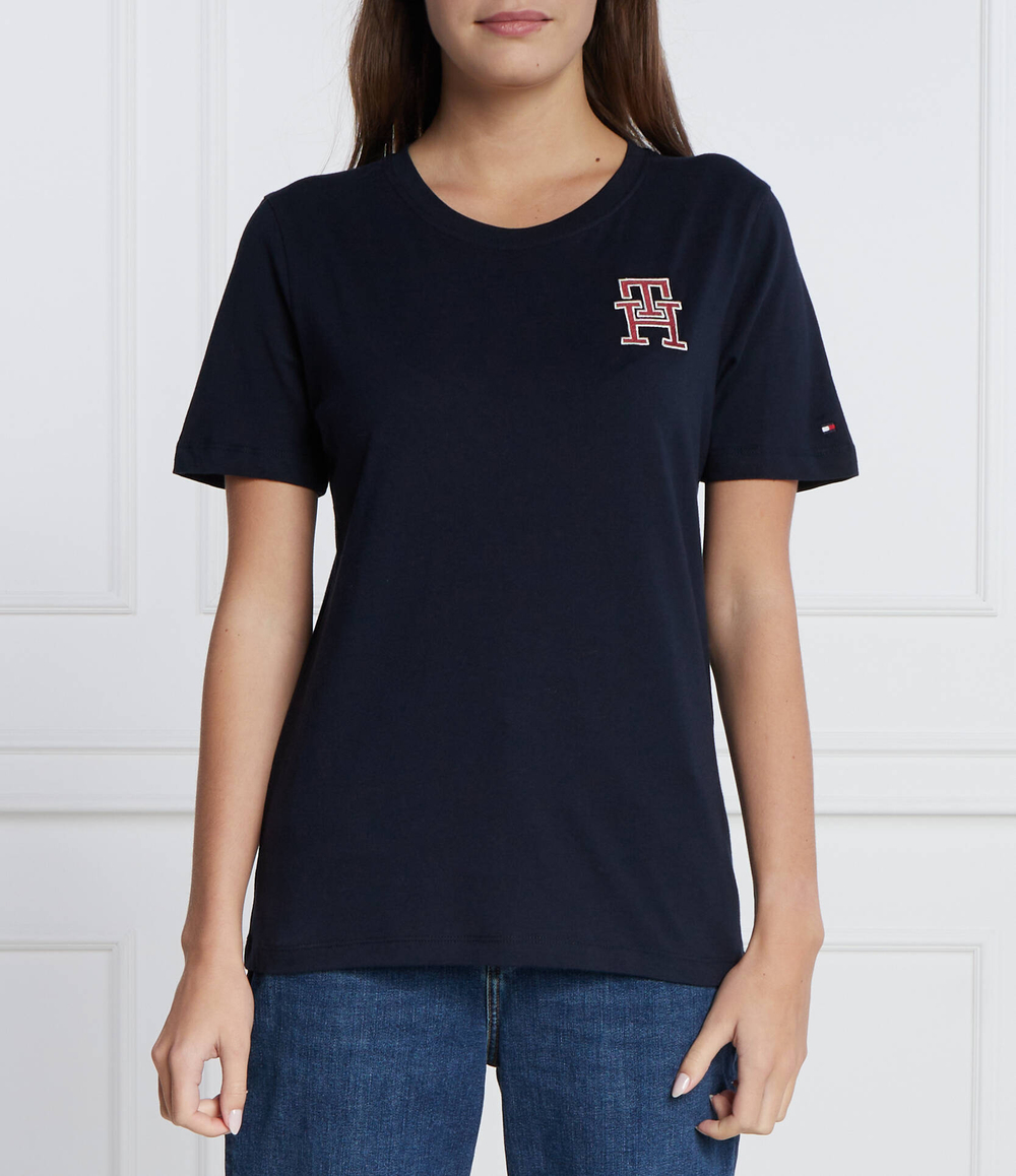 Футболка IMD MDRN REG C-NK SS Tommy Hilfiger - темно-синий(WW0WW40837)