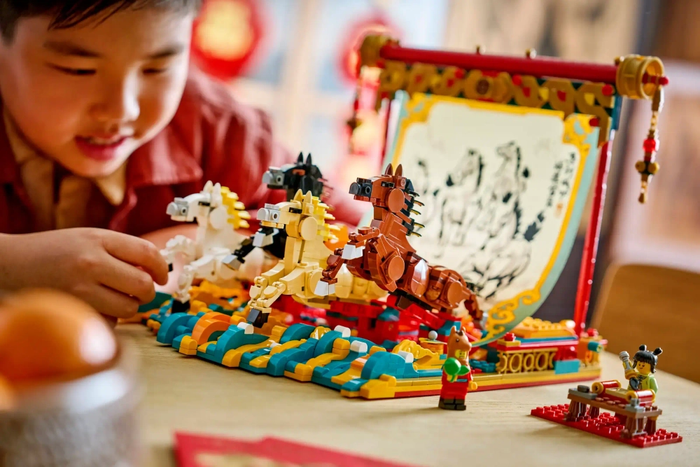 Конструктор LEGO 80119 Galloping Horses Canvas