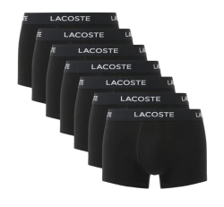 Мужские спортивные боксеры Lacoste Cotton Jersey Trunks 7P - black