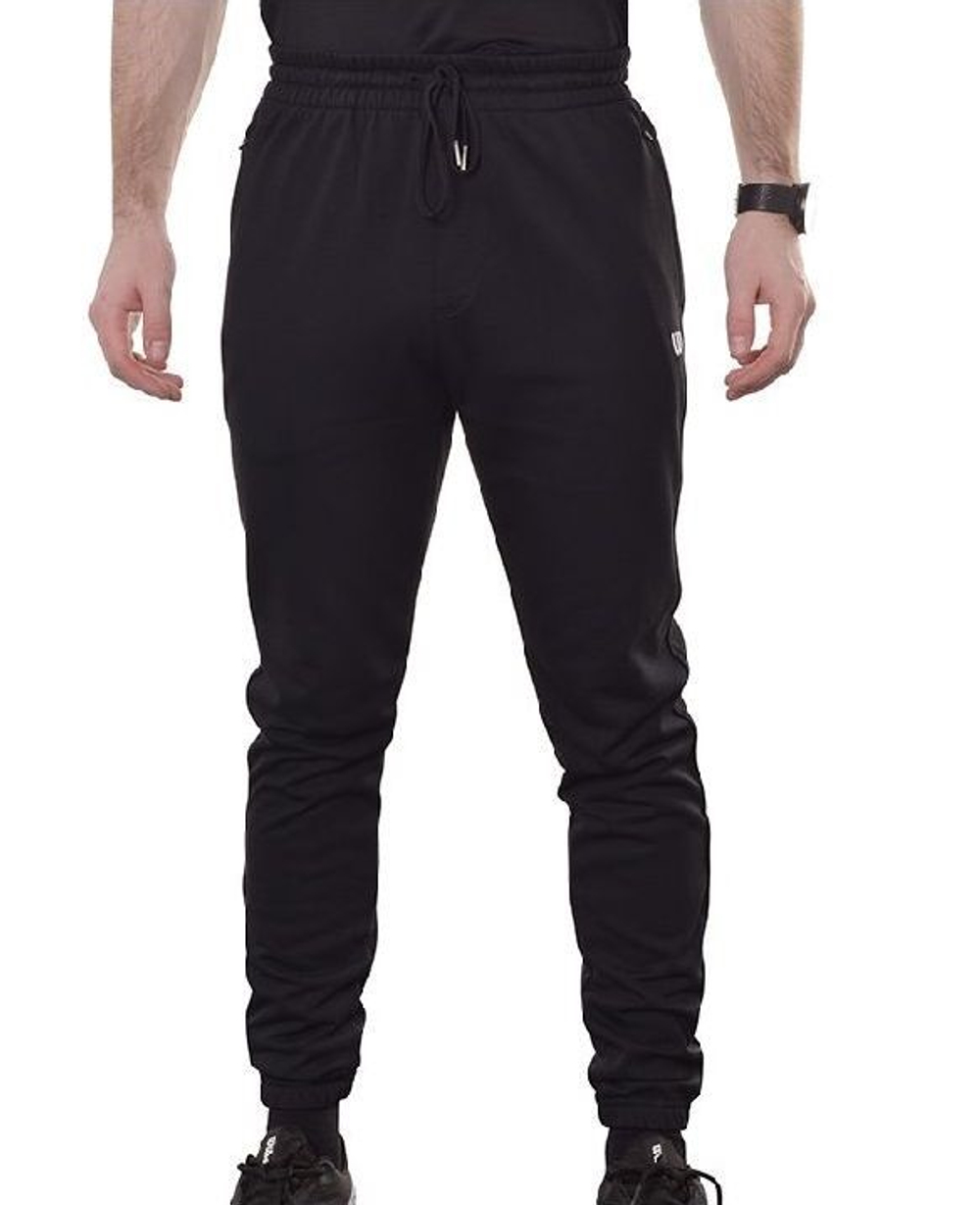 Мужские теннисные брюки Wilson Parkside Jogger - black