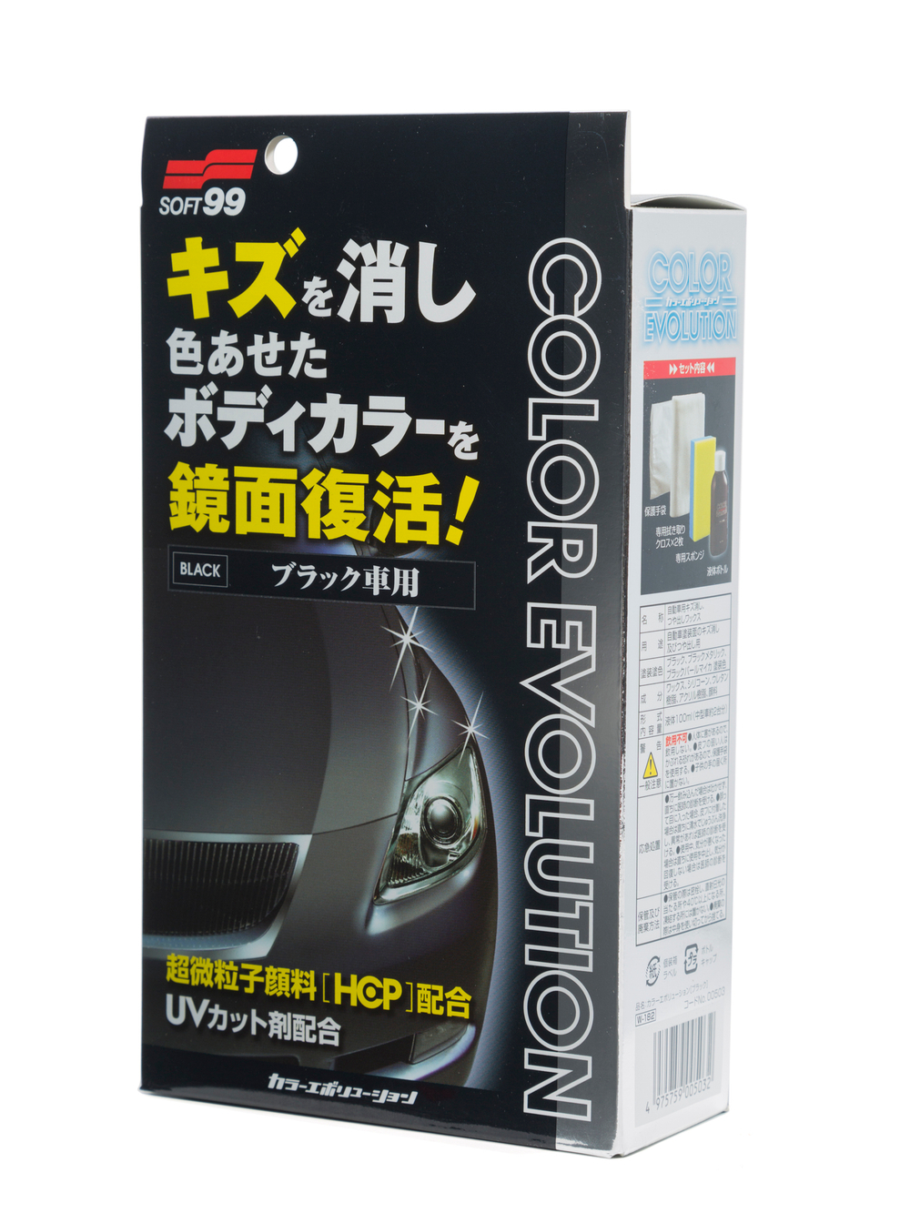 Полироль для кузова цветовосстанавливающий Soft99 Color Evolution Black для черных , 100 мл 00503