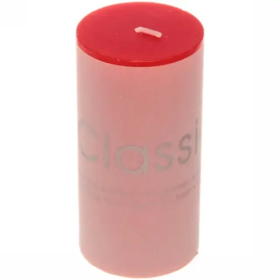 Свеча «Classic» 5*10см цвет красный ZD-003