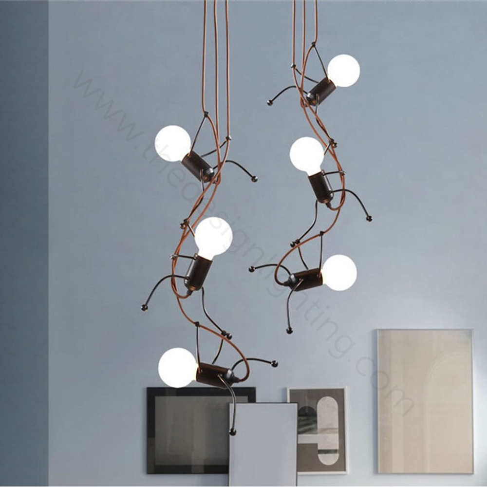 Pendant design lamp Live Men  (3 lampshade )