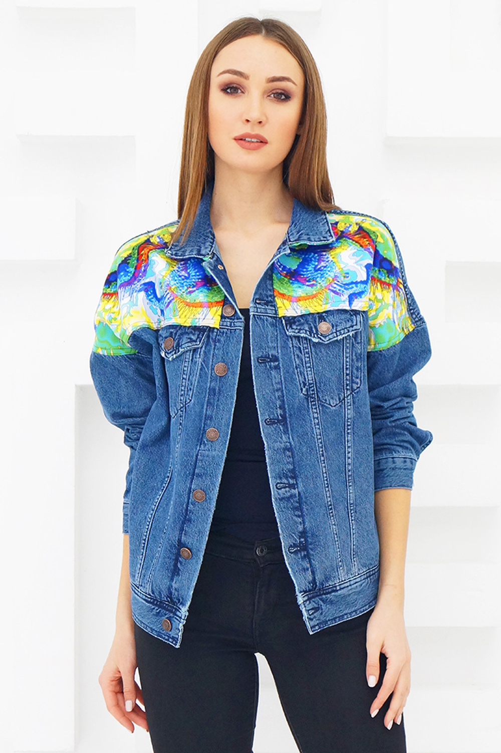 LIGVIANNI Джинсовая куртка Denim Jacket Dragon
