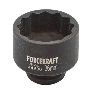 Головка ударная 1/2'', 36мм (12гр.) FORCEKRAFT FK-44836