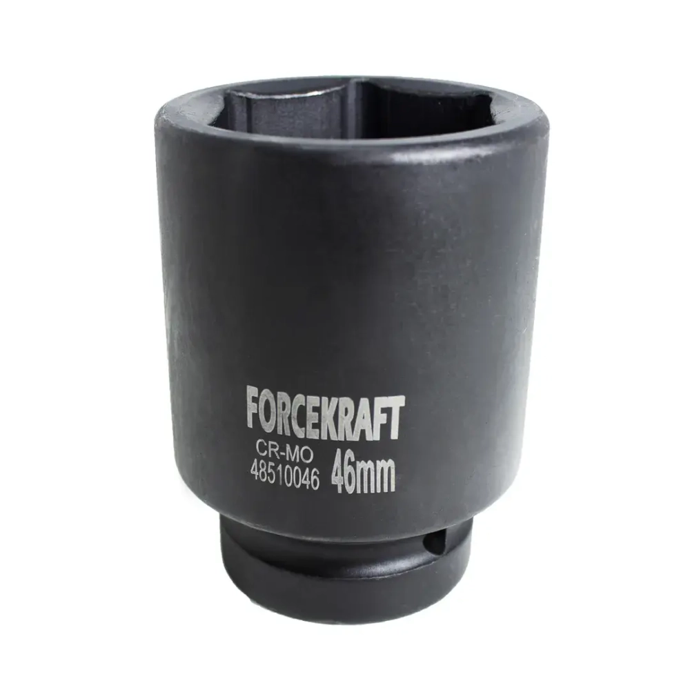 Головка ударная глубокая 1'', 46мм (6гр.) FORCEKRAFT FK-48510046