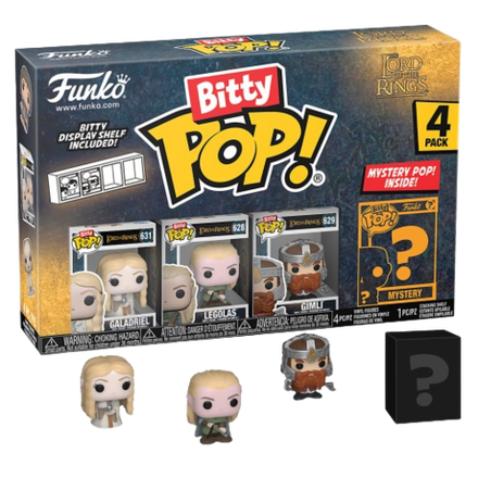 Фигурка Funko Bitty POP! LOTR Galadriel+Legolas+Gimly+Mystery