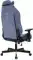 Кресло игровое Knight N1 Fabric синий Light-27 с подголов. крестов. металл