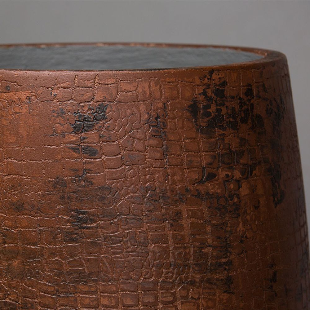 Кашпо CONIC CROCODILE 30 x 30 x 50