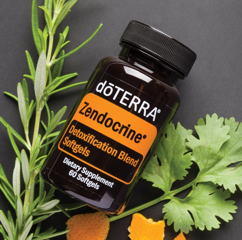 dōTERRA Зендокрин в капсулах для детоксикации, Zendocrine Softgels Detoxification Blend, 60 капсул