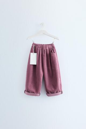 ZARA TIMELESS - ВЕЛЬВЕТОВЫЕ БРЮКИ BALLOON, РОЗОВАТЫЙ