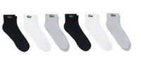 Теннисные носки Lacoste Socks 6P - white/grey/black