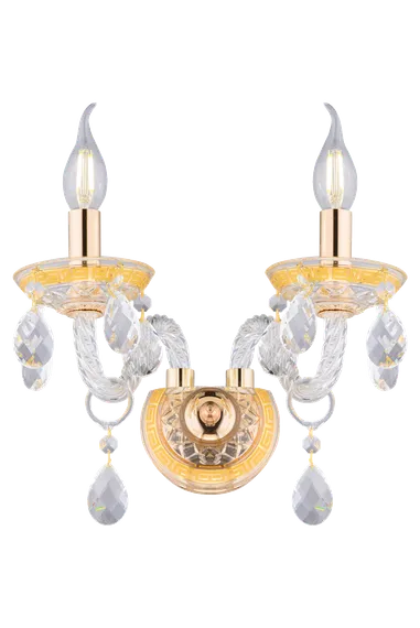 Бра NewRgy B1744/2W FGD, 2×40 Вт, золотое