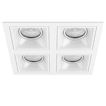 Встраиваемый точечный светильник D54606060606 белый Domino Lightstar