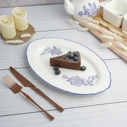Блюдо овальное 30,7*19,3 см h2 см Sea Flower P.L. Proff Cuisine [1]