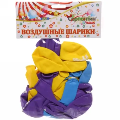 Воздушные шары 25 шт, 10»/25см «Пиратский корабль», (микс)