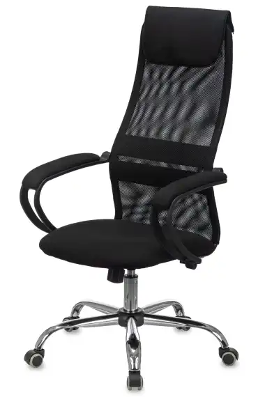 Кресло эргономичное Бюрократ CH-B601SL черный TW-01 3C11 сетка/ткань крестов. металл хром