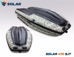 Лодка надувная моторная solar-470 super jet tunnel с фальшбортом
