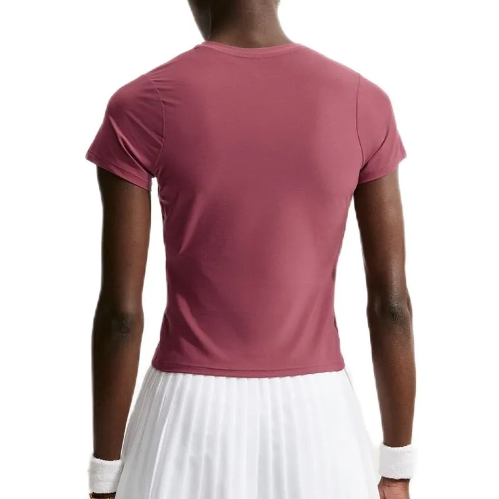 Женская теннисная футболка Nike Victory Dri-Fit Short Sleeve Tennis - pink smoke/white