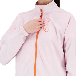 Женская теннисная куртка New Balance Printed Impact Run Light Pack Jacket - Розовый