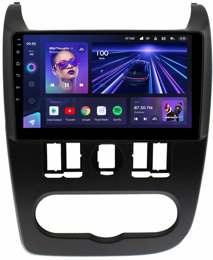 Магнитола для Lada Largus 2012-2021 - Teyes CC3 Android 10, Быстрая, CarPlay, SIM-слот