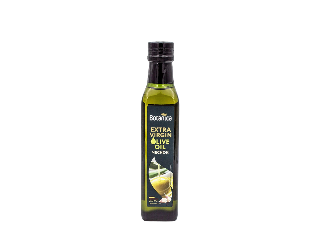 Масло оливковое EXTRA virgin с ароматом чеснока BOTANICA 250мл