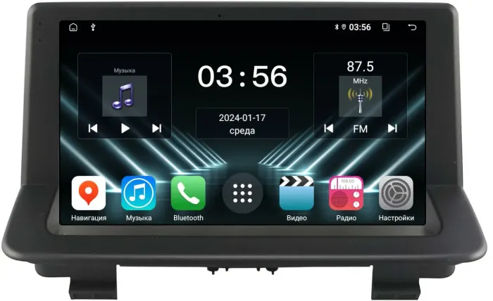 Магнитола для Audi Q3 2011-2019 - FarCar S280 монитор 9.5" IPS на Android 13, CarPlay