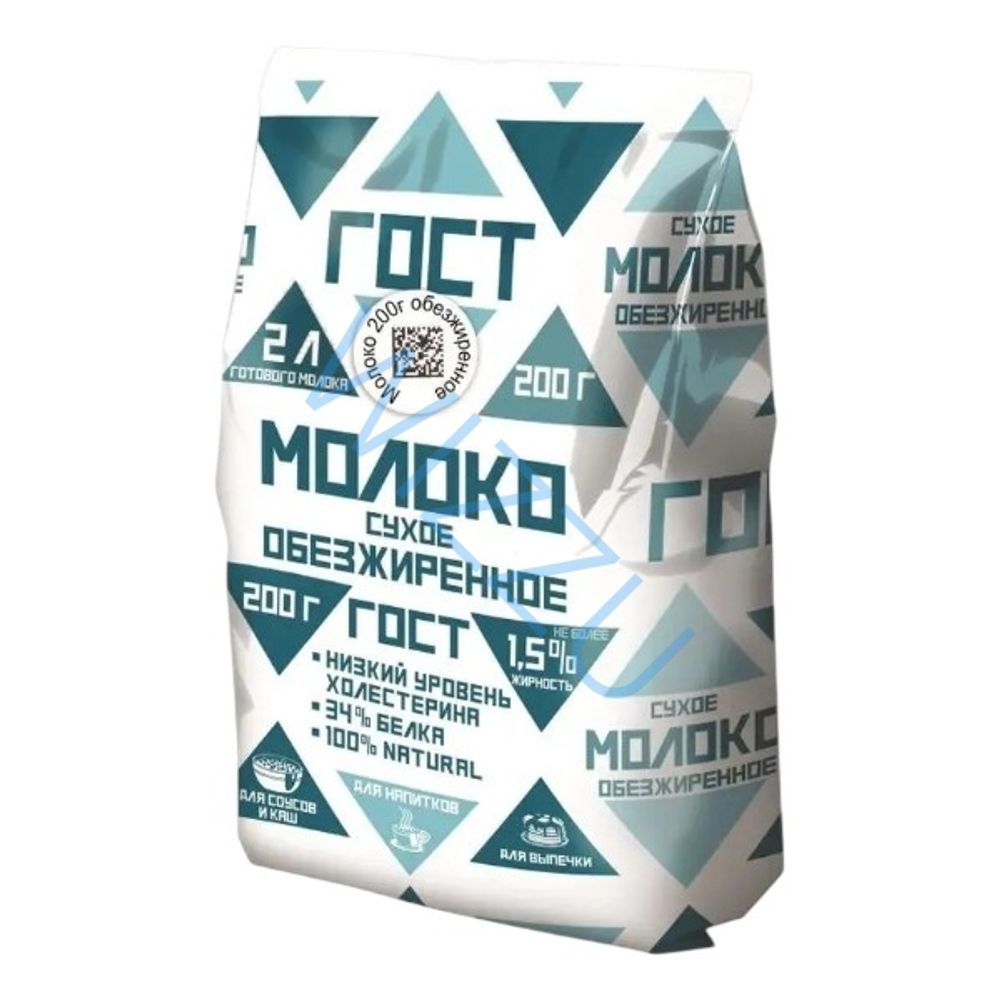 Си-Про Молоко Сухое обезж ГОСТ 1,5% жирн пакет 200*8