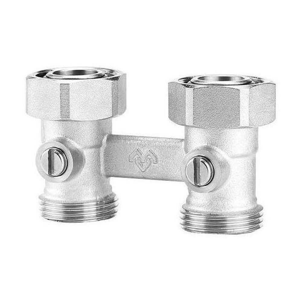 Узел нижнего подключения, прямой, для двухтрубных систем 3/4"EKх3/4"EK