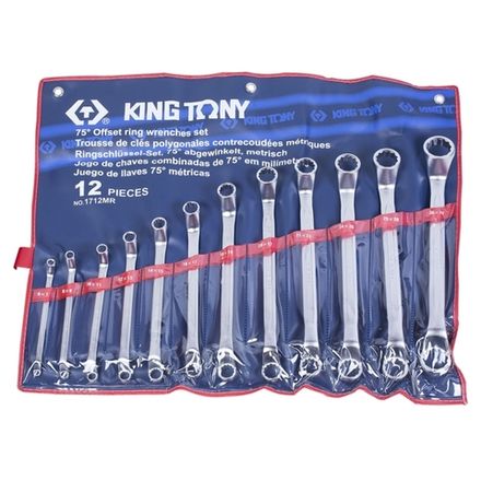 Цена на KING TONY (1712MR) Набор накидных ключей, 6-32 мм, 12 предметов