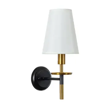 Бра 1*Е14 A4075AP-1BK белый/черный Riccardo Arte Lamp