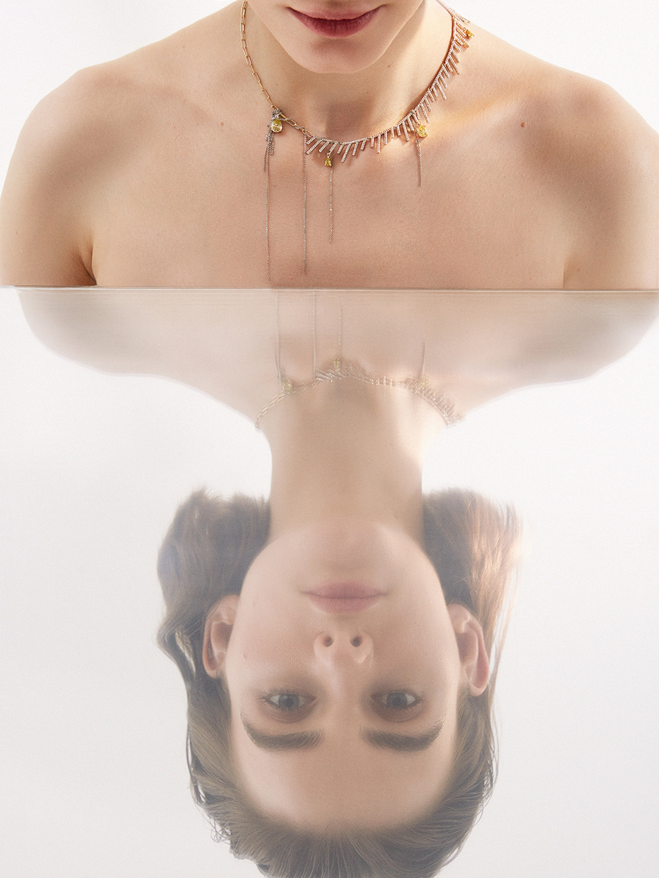 Шейное украшение Mist — Caviar Jewellery, серебро, фото 2