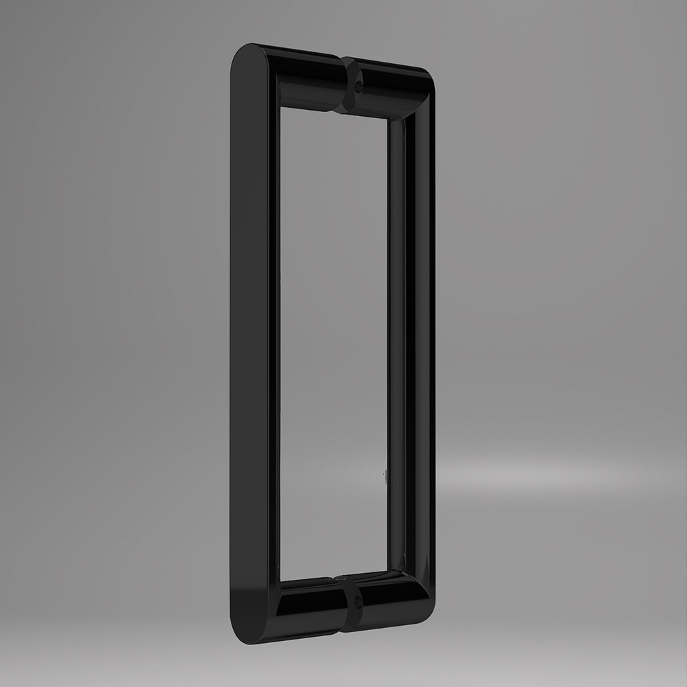 Душевая дверь Vincea Дайс (Dice) VDS-4D130CLB, 1300, черный, стекло прозрачное