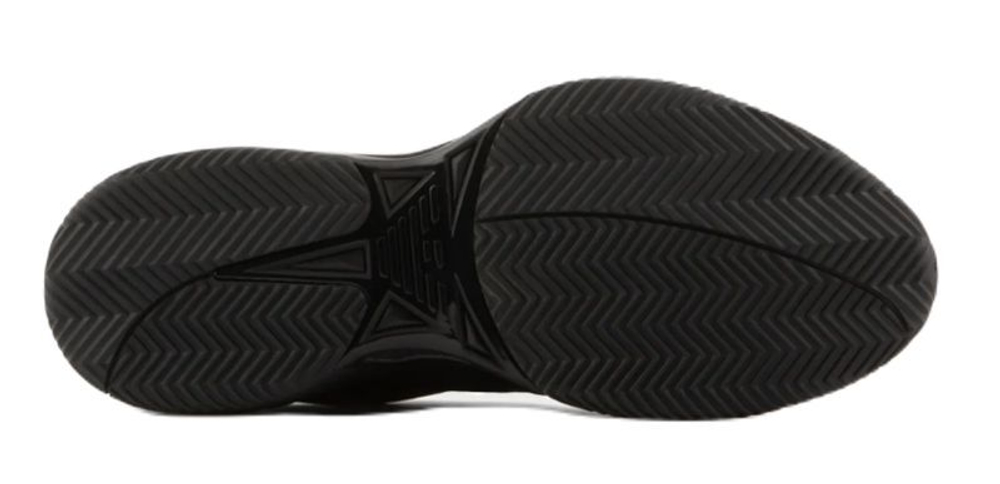 Мужские кроссовки теннисные EA7 Unisex Woven Sneaker Clay - черный
