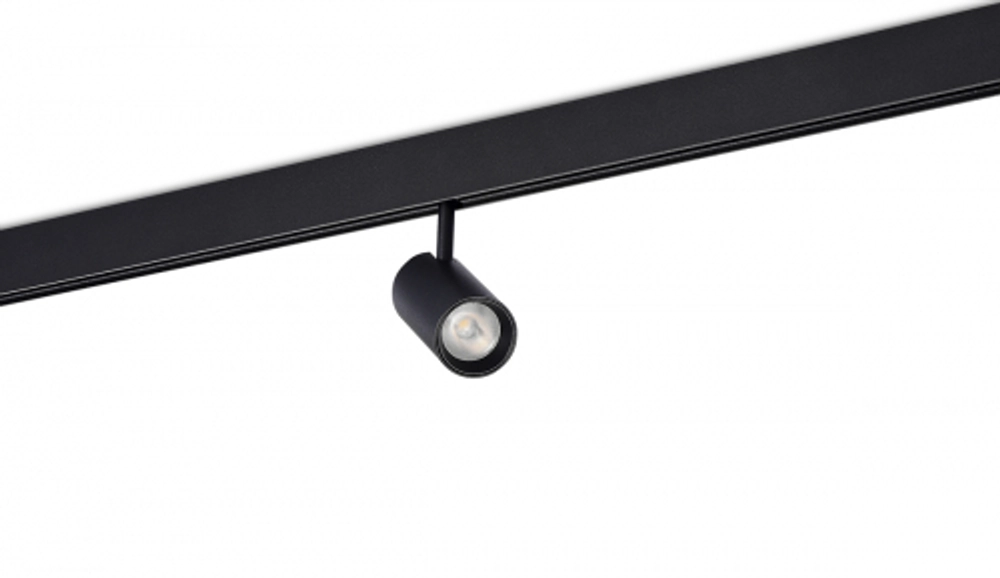 Led светильник Slim Line, Alpha, DC 48В 10Вт, D45xL100 мм, 800Лм, 36°, 3000К, недиммируемый, IP20, Ra90, черный