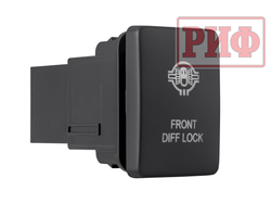Кнопка ВКЛ/ВЫКЛ, белый, FRONT DIFF LOCK TOYOTA 32x22