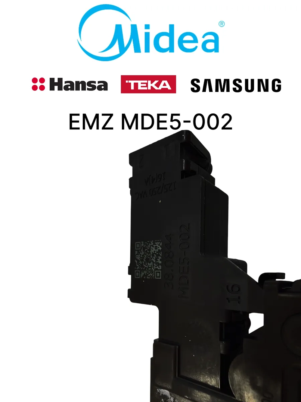 Замок (блокиратор) двери EMZ MDE5-002 для посудомоечной машины Midea 17476000000035 (MDE5-002 889.100000 , 1035809, 1048043, 17476000A03133, 576572, 674000301022, 81785283, DD81-02345A )