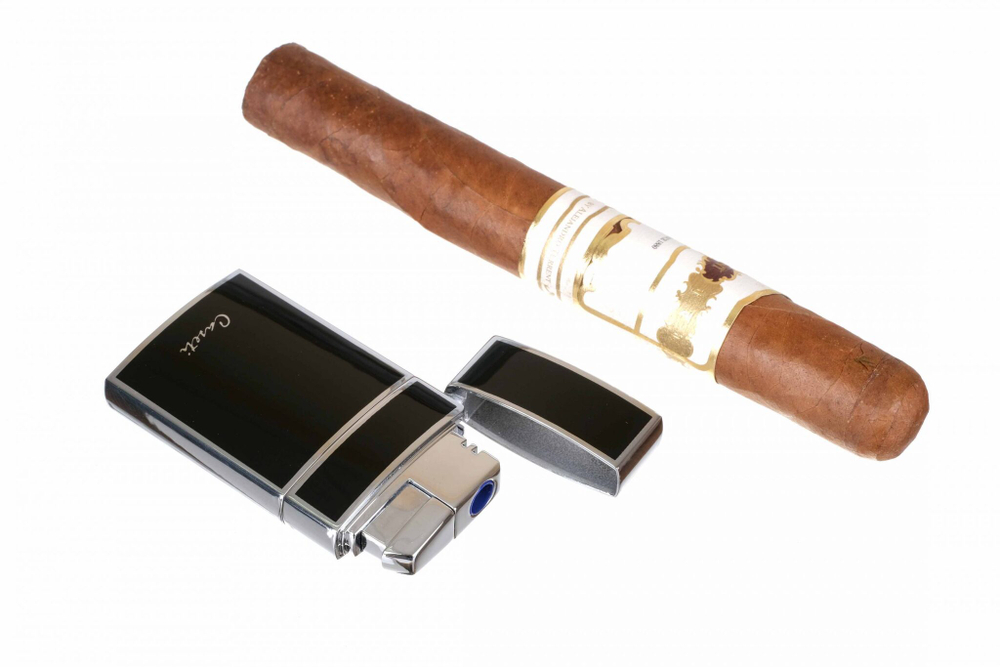 Зажигалка Caseti сигарная турбо, черная CA438-1
