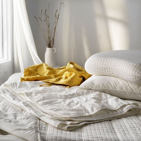 Полутороспальное одеяло IKEA VARSTARR (ВОРСТАРР), Всесезонное, Летнее, Стеганое, Белый, 150х200 см