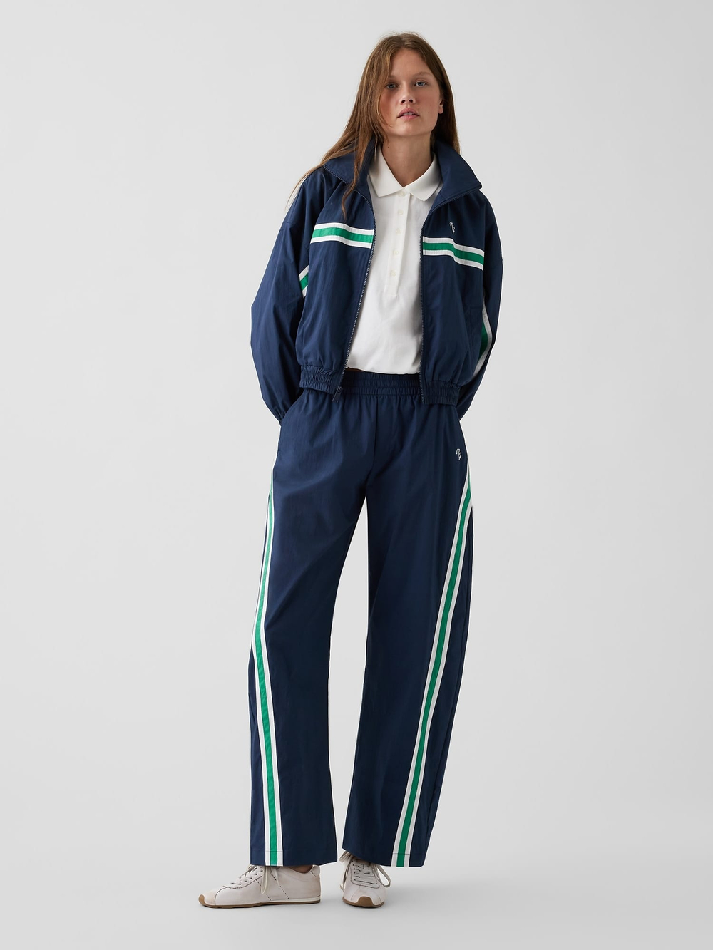 Спортивные брюки Gap × Malbon из текстурированного поплина. - GAP