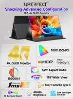 13.3" Портативный монитор UPERFECT O2 Lite 4К 3840x2160, 60 Гц, OLED